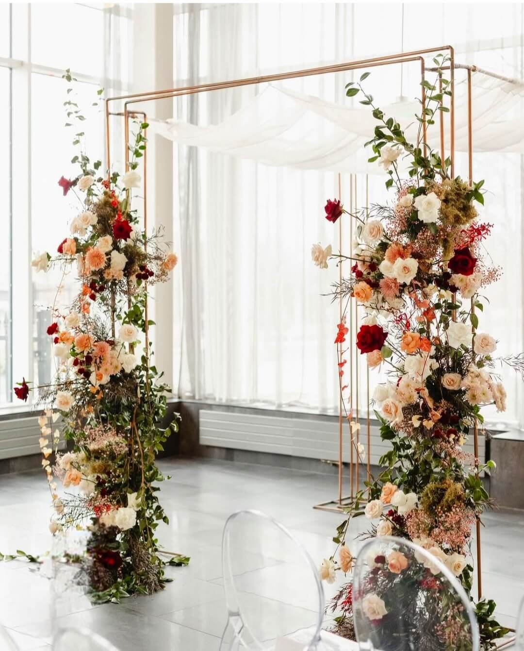Flower Baby wedding florals — left